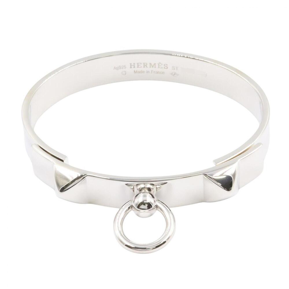 HERMES Silver Charm Bracelet
